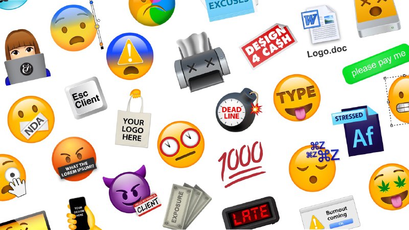 #Emoji #Design💁‍♂️ 有时候总觉得 Emoji 所能表现的情绪和场景太少，那么你可以看看下面这个有趣的项目