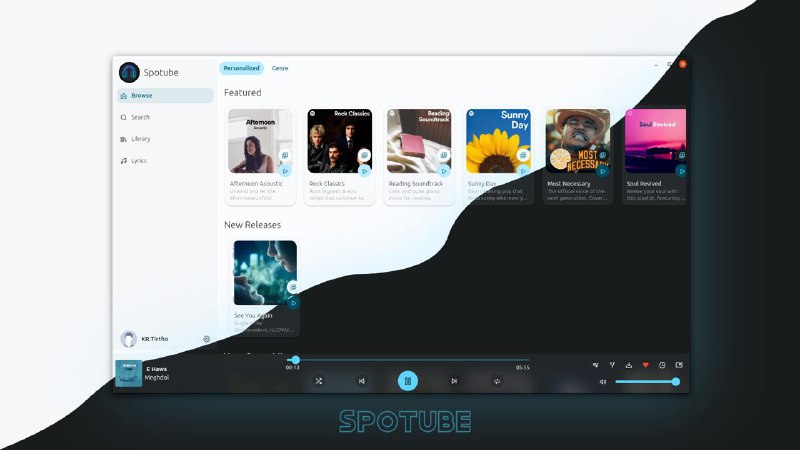 #GitHub #App #Music🎵 开源多平台 Spotify 客户端 —— Spotube☝️ 今天介绍一款 Spotify 的第三方客户端，拥有它你无需开通 Spotify Premium，就可以免费收听音乐