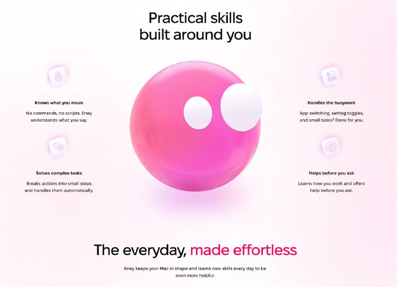 #Mac #AI #App👻 一个与你相伴的 Mac 助手 —— EneyEney 是由 MacPaw 团队推出的 AI 数字伴侣